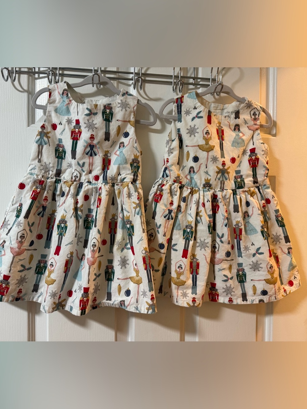 TWIN BUNDLE / Nutcracker Print Holiday Dresses 🎄🎄